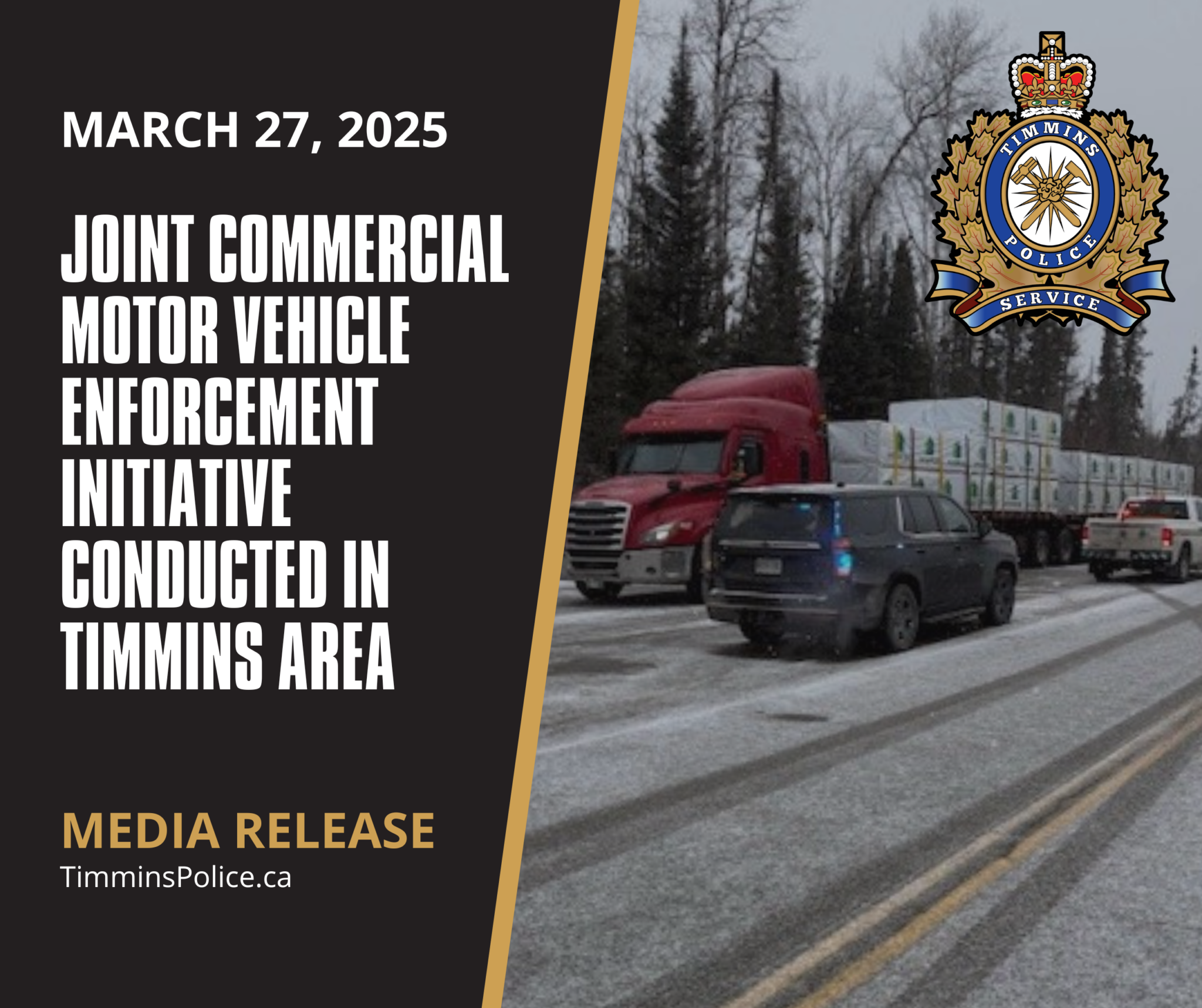 Joint Commercial Motor Vehicle Enforcement Initiative Conducted in ...